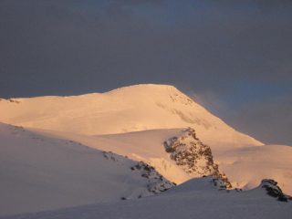 tramonto sul cevedale
