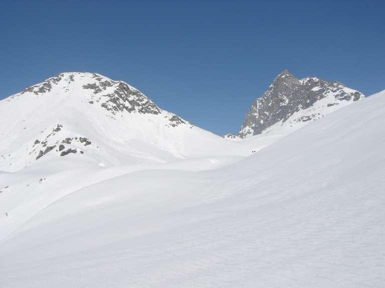 Ciarma e Courmaon dai pressi del Colle Sià