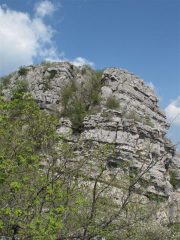 La cima dall'ultimo pezzo di sentiero