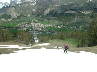 Arrivo a Monetier