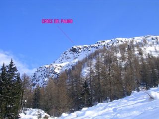 La croce vista dal Dosso dei Galli