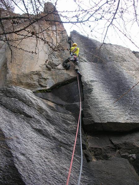 La fessura ad incastro del primo tiro