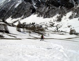 Discesa parte bassa, ore 11,05