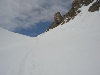 Risalita verso il colle di Stroppia