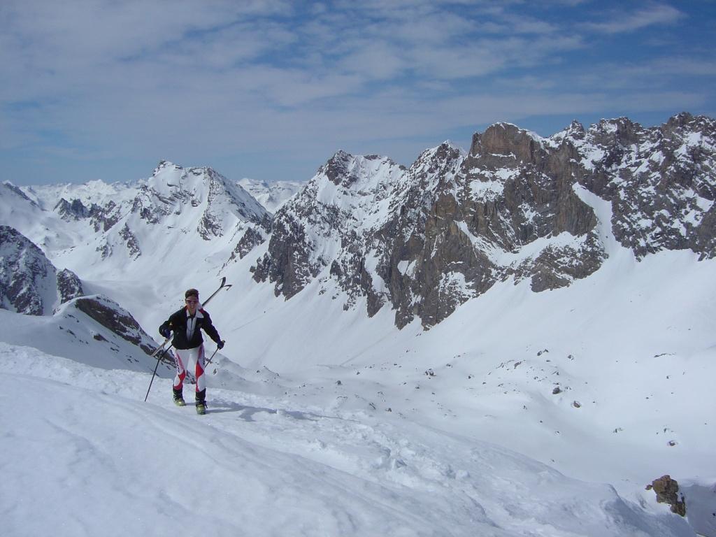 Salita in vetta con i ramponi