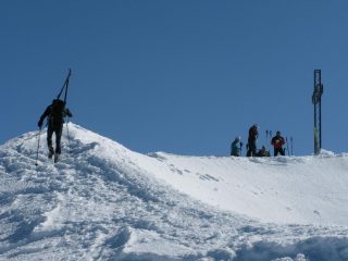 Arrivo in vetta