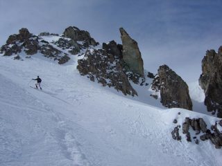 Tratto ripido di discesa