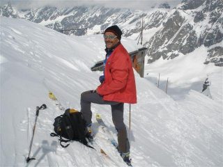 Claudio in cima