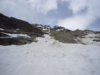 il colatoio di valanga