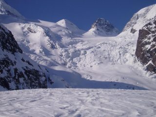 Vista del versante di salita alla fine (quasi) del piano