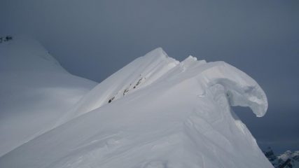 la cresta dopo il colle