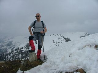 Francesco  sulla cima ziccher 1967m