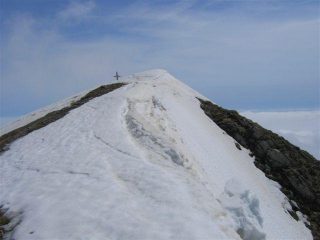 Croce di vetta e crestina terminale