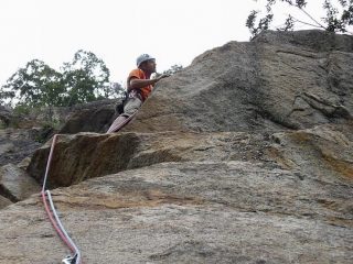 Dopo il 6b+ rilassamento sul quarto tiro