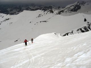 arrivo in cima