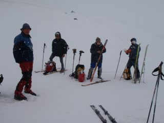 2° gruppo sotto la nevicata