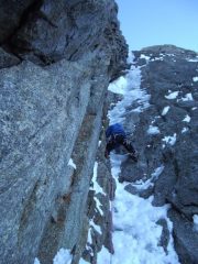 inizio del tiro chiave... sotto la famigerata scaglia