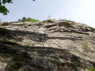 l'inizio della ferrata