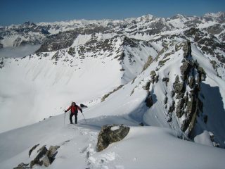 Marco arriva in cima