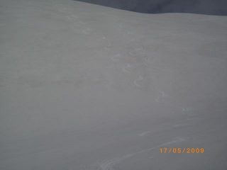 prima discesa dal versante sud