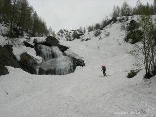 sulla valanga sopra il Riou