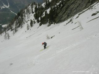 parte bassa della parete