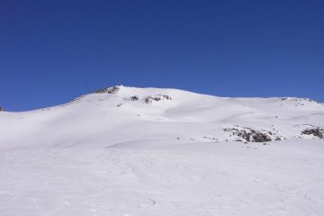 Percorso sommitale verso il Sommeiller