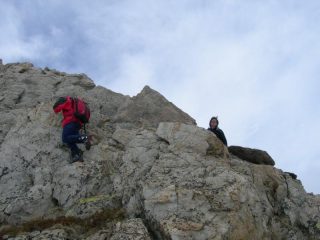 Discesa dall'ultimo risalto