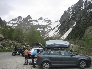 Vallone de l'Autier visto dal parcheggio