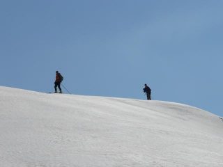 In partenza per la discesa