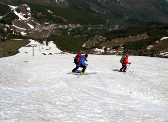 discesa cabanaira cresta
