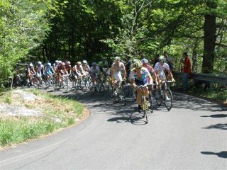 Lance tira il gruppo maglia rosa