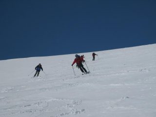 Discesa dal Teodulo