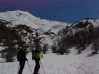 Parte bassa della discesa