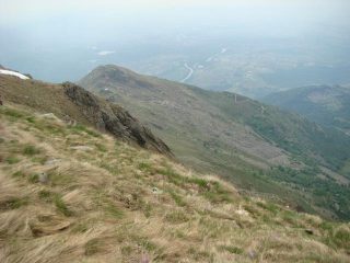 la dorsale di discesa (le colme)