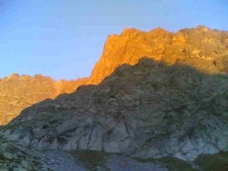 Asta sottana dal bivacco alle 7 di mattina