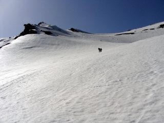 la parte finale della salita
