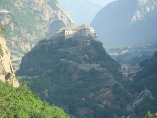vista sul forte di Bard