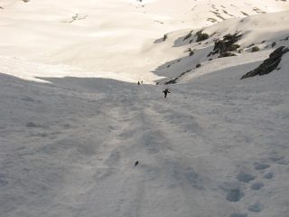 sguardo verso il basso