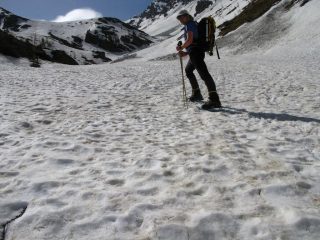 salendo nel Vallon de l'Aigue Blanche (23-5-2009)