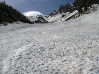 la parte iniziale del Vallon de l'Aigue Blanche (23-5-2009)