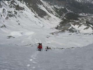 risalendo il canalone n/o