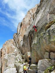 Attacco della via e primo tiro