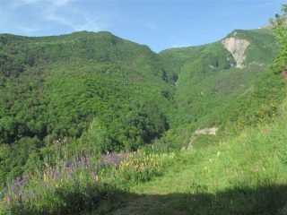 Le cascate viste dalla chiesetta