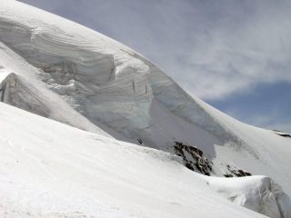 Seracchi scendendo verso il Rif.Chabod