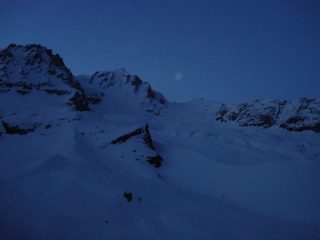 L'alba dal Rifugio Chabod