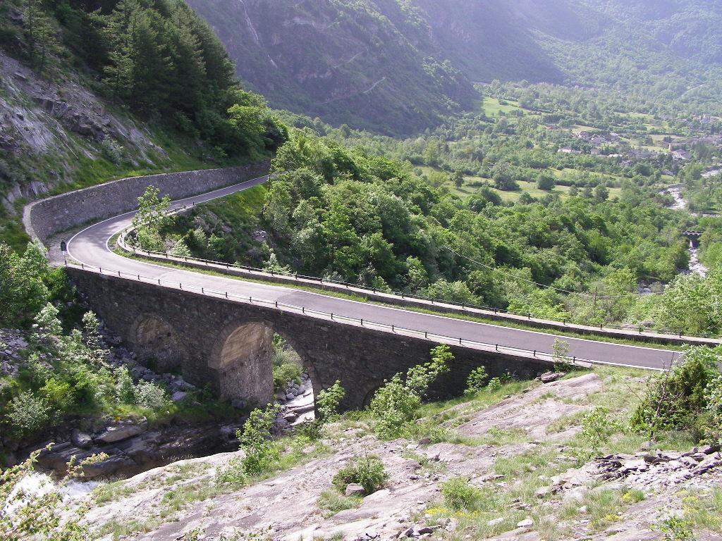 Tratto della salita di Moncenisio