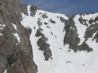 tracce di discese dal passo dei Detriti