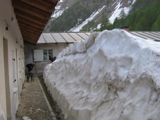 Cortile interno della Casa di Caccia