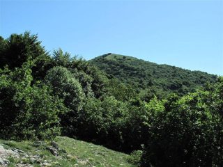 Il Carmo visto scendendo al Giogo di Toirano